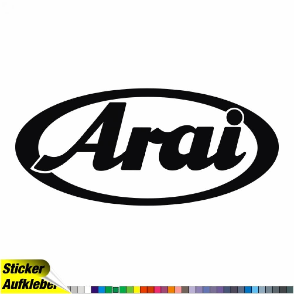 - Arai - Aufkleber Sponsorenaufkleber Sticker