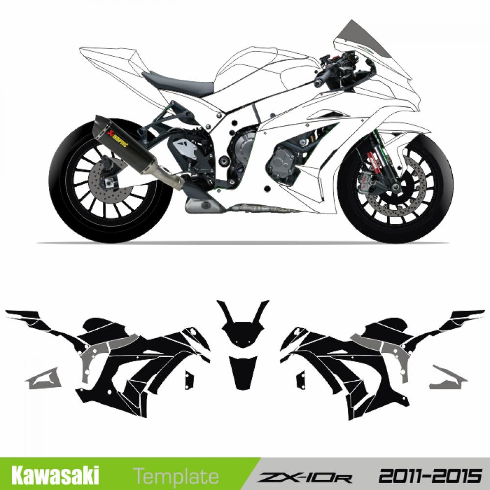 Kawasaki ZX10R 2011-2015 - Template