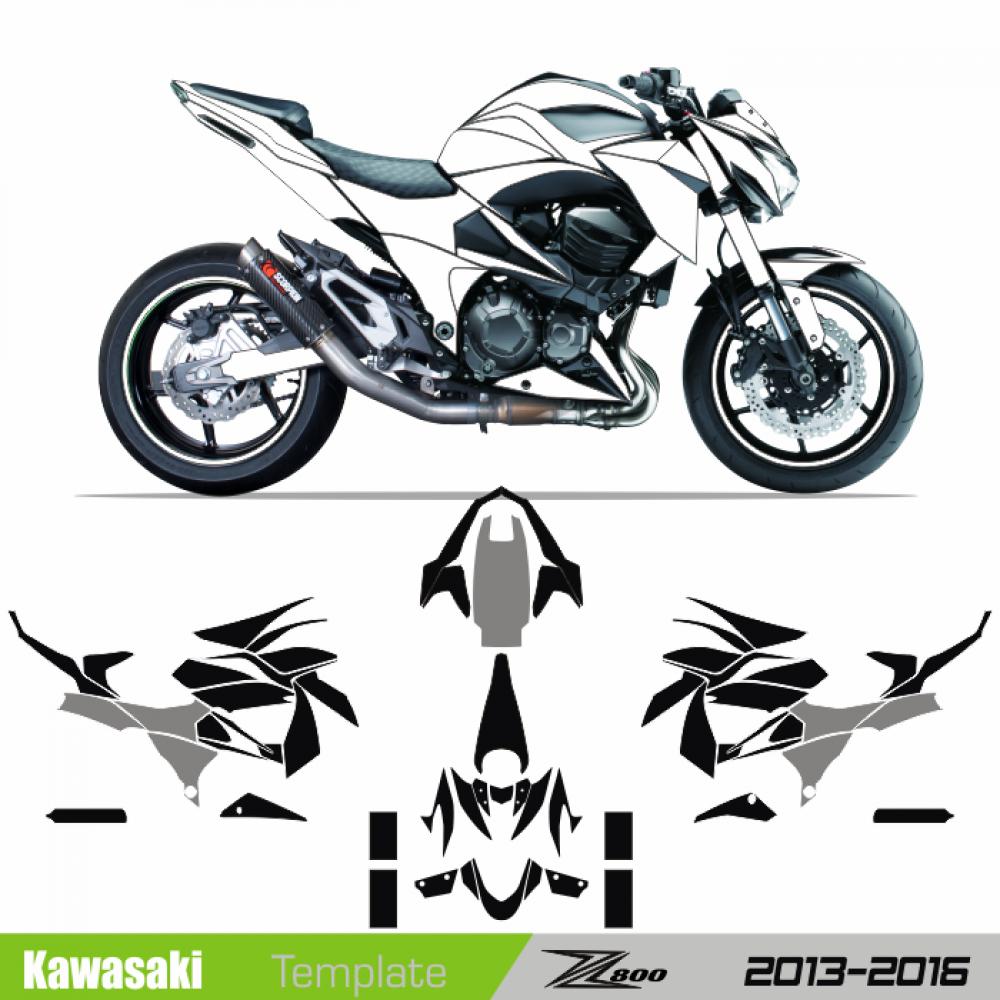 Kawasaki Z800 2013-2016 - Template