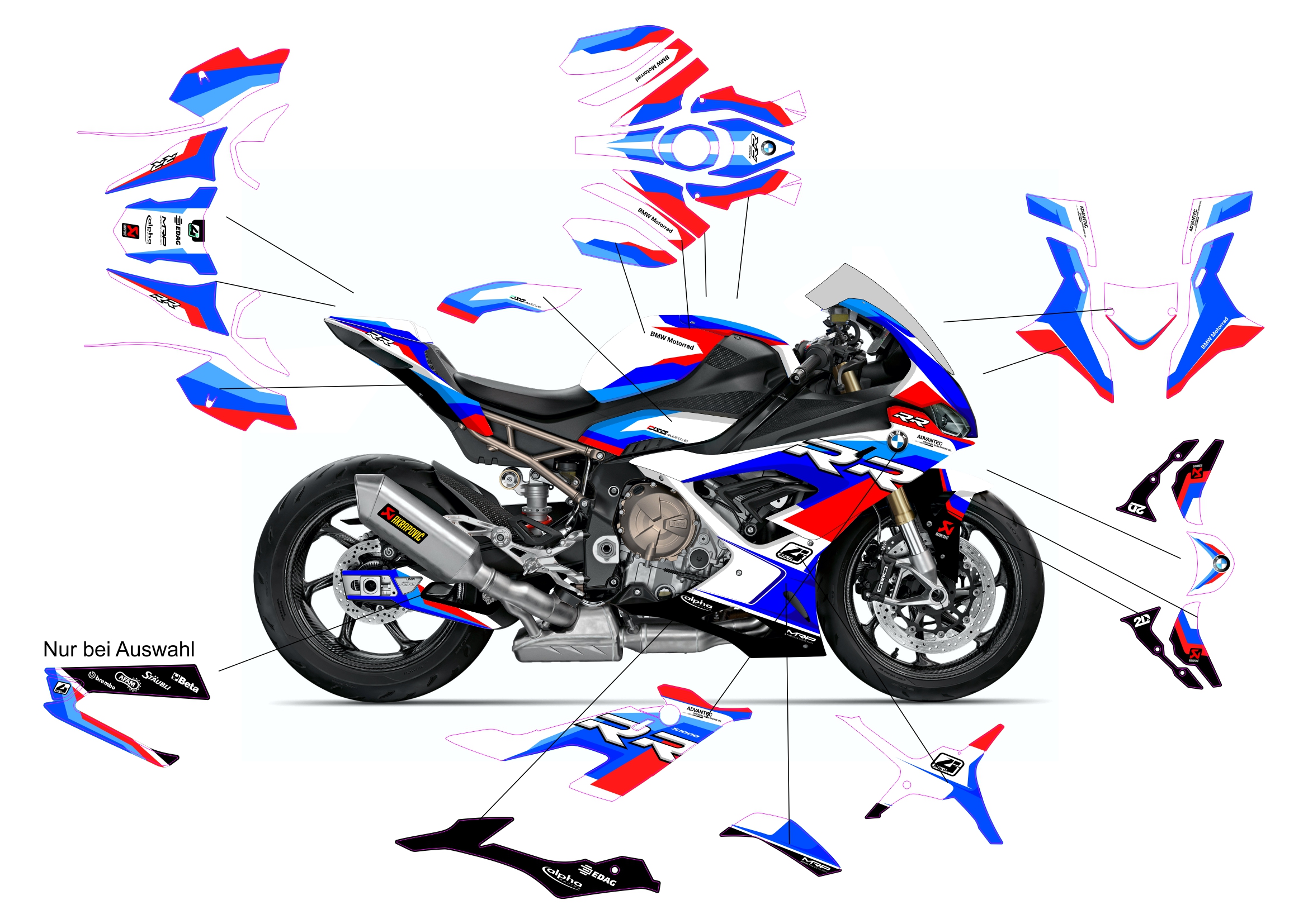 BMW - S1000RR - Design- 2019 - Bikedekor - Dekorkit - Dekor - Fullbodydekor...