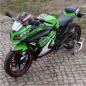 Preview: Kawasaki Ninja 300 Schwarz 13-16 Dekor Stickerkit inkl. Felgenrandaufkleber