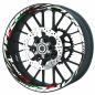 Preview: Wheelskinzz® aprilia Tuono V4 Schwarz Tricolore
