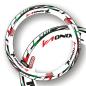 Preview: Wheelskinzz® aprilia Tuono V4 Weiß Tricolore
