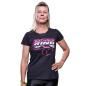 Preview: SACHSENRING „Race Weekend“ Damen T-Shirt – Schwarz/Pink