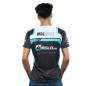 Preview: Motorsport Racing T-Shirt – Schwarz/Weiß/Türkis