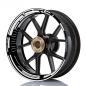 Preview: Wheelskinzz® "Space" Black / White