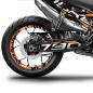 Preview: Schwingenaufkleber Dekor KTM DUKE 790 Bj 2018-