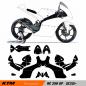 Mobile Preview: KTM RC 250 GP Factory Moto3  2018- Template