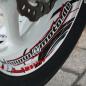 Preview: Wheelskinzz® STYLE Weiß/Schwarz/Rot
