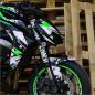 Preview: Kawasaki Z1000 "JOKER" 14- Dekor Stickerkit Fluogreen