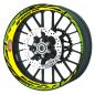 Preview: Wheelskinzz® rf_schwarz_if_gelb_df_gruen_tx_schwarz