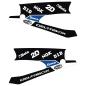 Preview: Yamaha R1 (06-14) Schwingenaufkleber Dekor - Schwarz | Blau