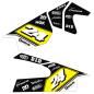 Preview: Yamaha R6 (06-24) Schwingenaufkleber mit Startnummer Dekor