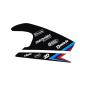 Preview: BMW S1000RR (09-18) Schwingenaufkleber Dekor - Blau | Cyan | Rot