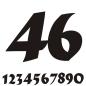 Preview: Start Number - Sticker Decal Two Number V4