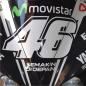 Preview: YAMAHA R1 (RN22) 09-14 Replica MotoGP Dekor Stickerkit Schwarz Weiß