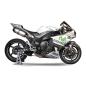Preview: YAMAHA R1 (RN22) 09-14 Replica MotoGP Dekor Stickerkit Schwarz Weiß