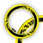 Preview: Wheelskinzz® "RACE FLAG" Gelb