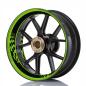 Preview: Wheelskinzz® "RACE FLAG" Grün