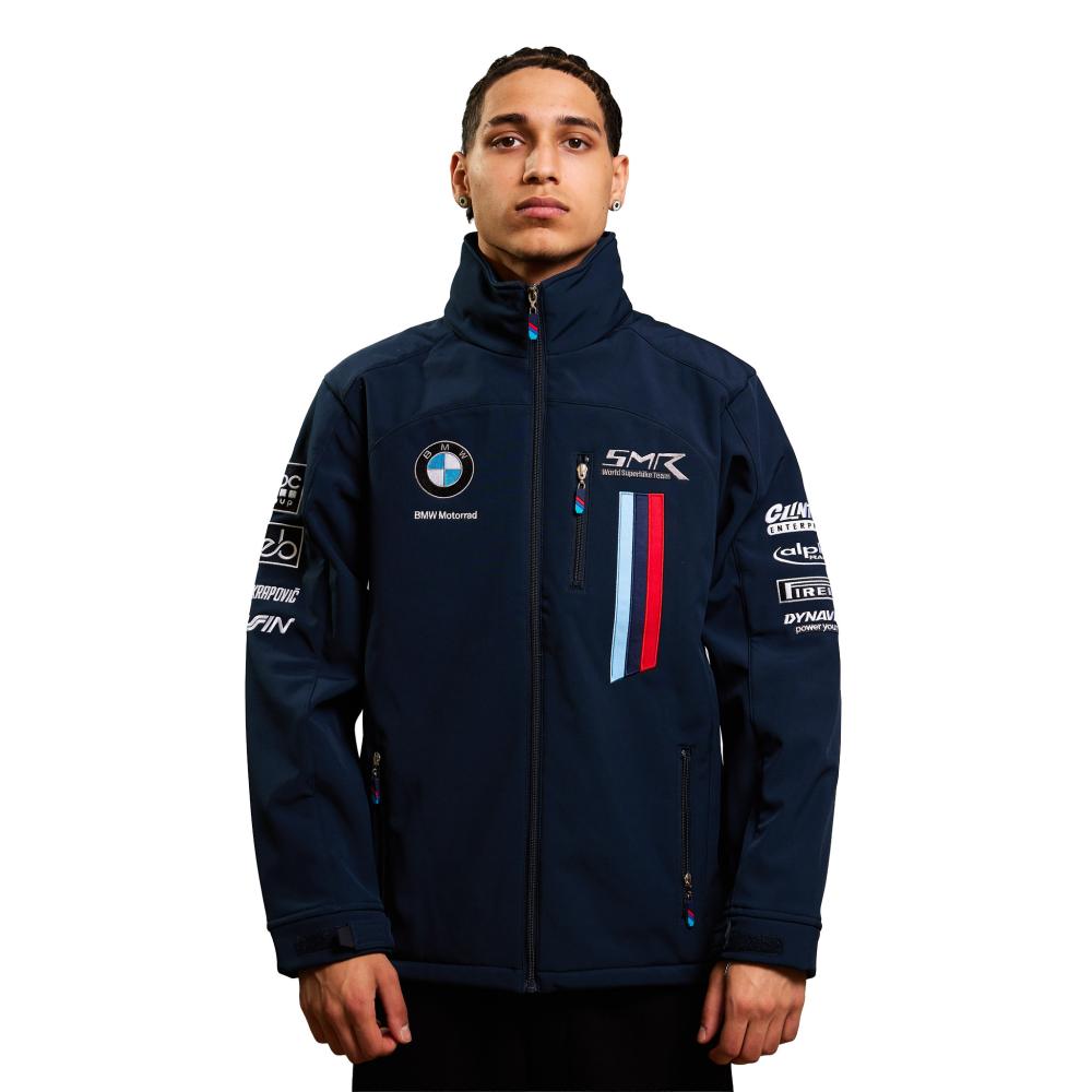 BMW Motorrad SMR World Superbike Team Softshell-Jacke | Dunkelblau