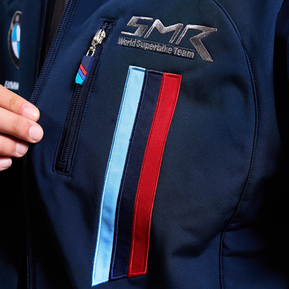 BMW Motorrad SMR World Superbike Team Softshell-Jacke | Dunkelblau