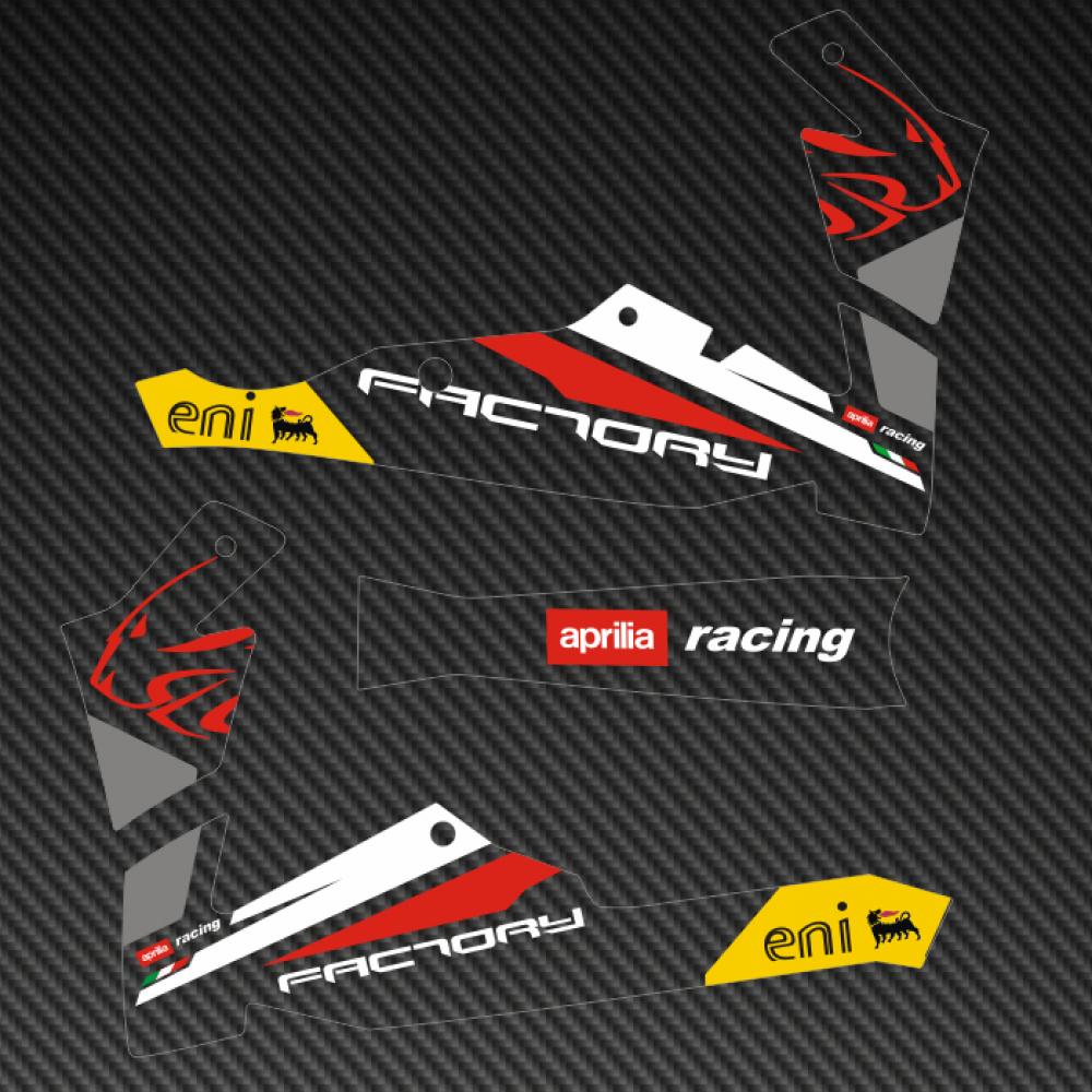 Aprilia Tuono V4 (11-16) Folien Dekor für Ilmberger Carbon Bugteil