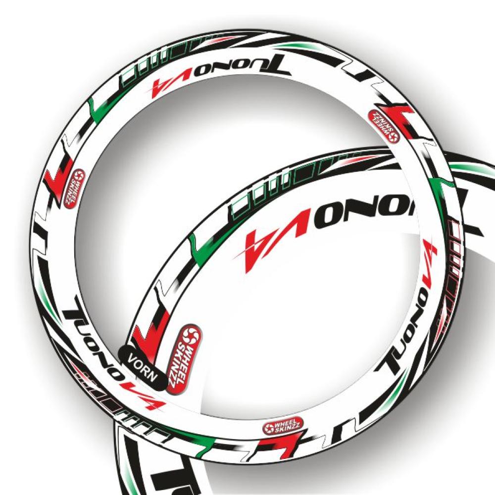 Wheelskinzz® aprilia Racing Line FULL Tricolore