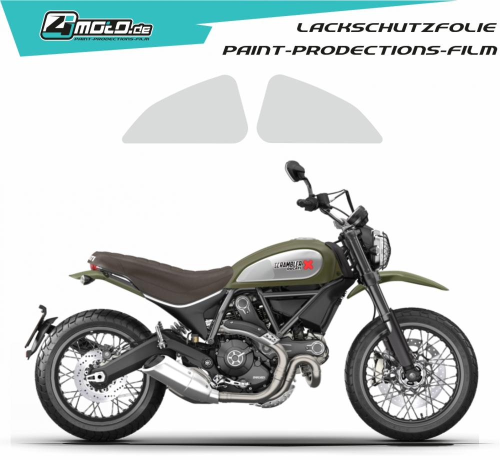 Ducati paint protection film - Scrambler 2015 - 2016