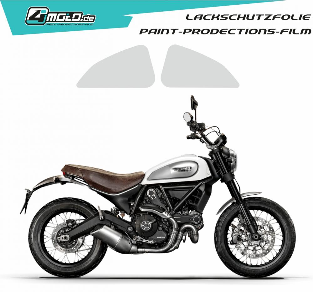 Ducati paint protection film - Scrambler 800 2014