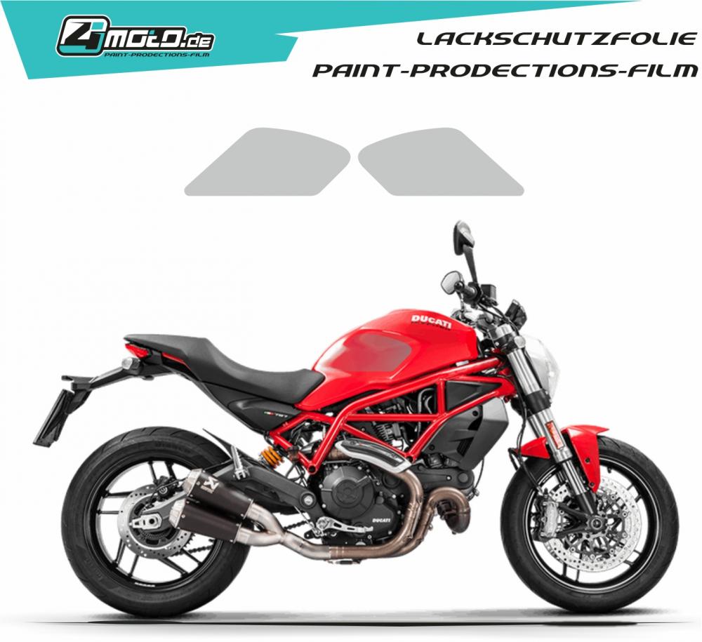 Ducati paint protection film - Monster 797,821,1200 2014 - 2019