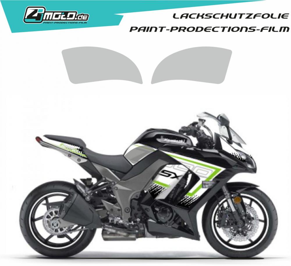 Kawasaki paint protection film Z 1000 SX 2011 - 2019, Z 1000 SX ABS 2011 - 2016