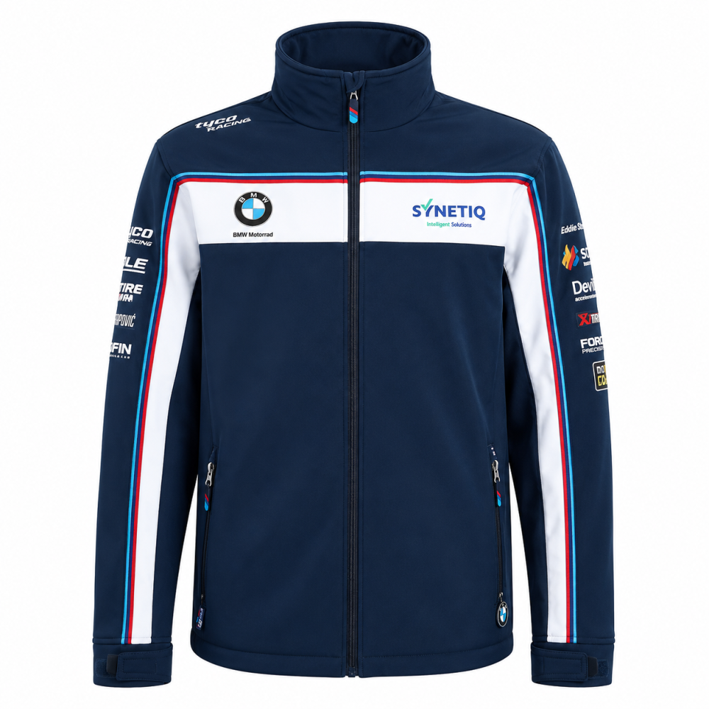 BMW Motorsport TAS Racing SYNETIQ Softshell Jacke – Offizielles Team Merchandise