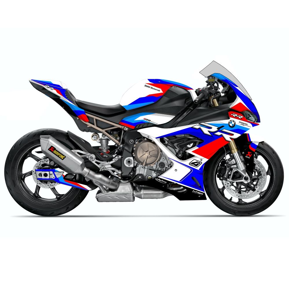 BMW S1000RR 19-22 (K67) Dekor Graphics "Tricolore"