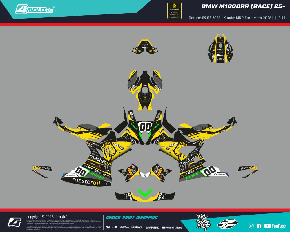 Preview: MRP - BMW M1000RR "MASTEROIL" Dekor 2026