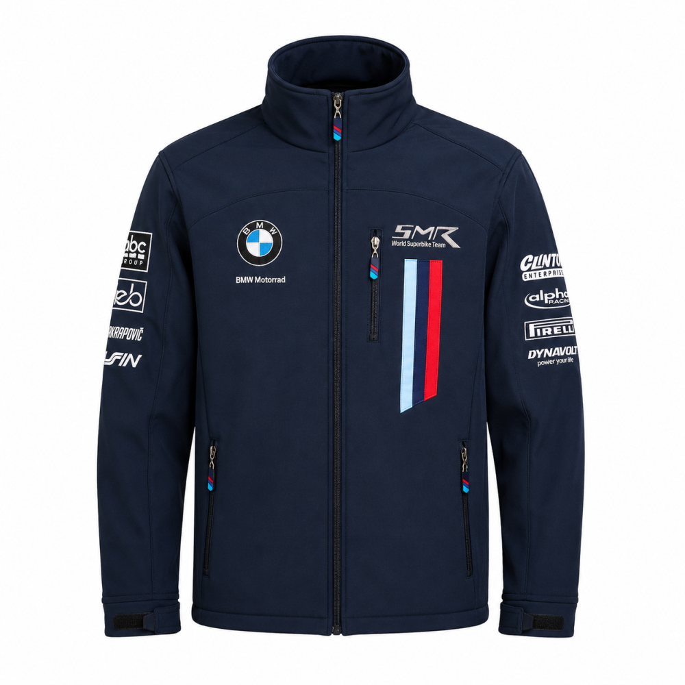 BMW Motorrad SMR World Superbike Team Softshell-Jacke | Dunkelblau