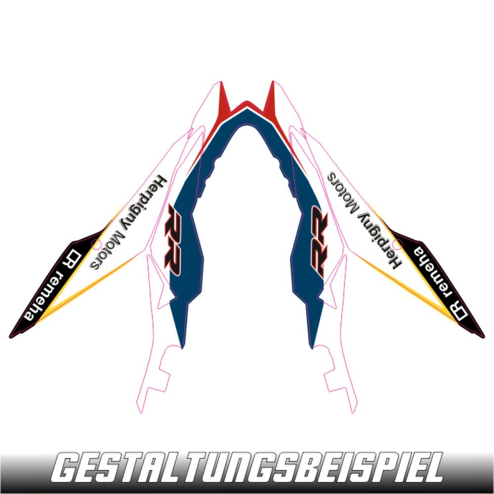 BMW S 1000 RR 2015 - 2018 Template Schnittvorlage Cutcontour