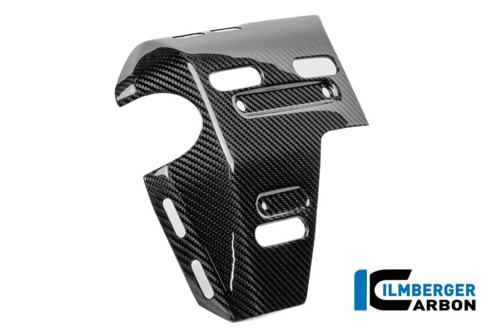Wasserkühlerabdeckung links mit Löchern für den Kofferhalter Carbon glänzend R 1300 GS Adventure