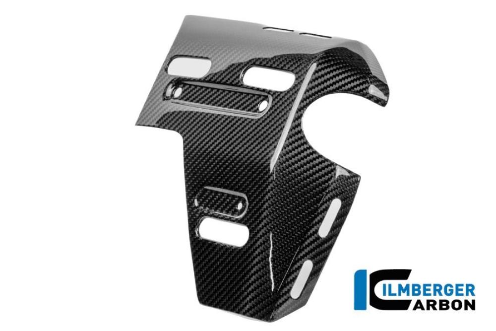 Wasserkühlerabdeckung rechts mit Löchern für den Kofferhalter Carbon glänzend R 1300 GS Adventure