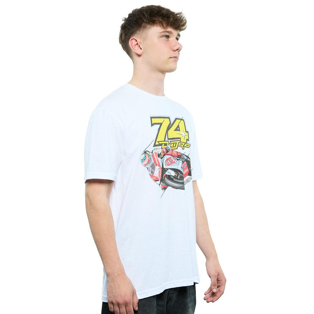 Daijiro Kato #74 T-Shirt – Motorsport Graphic Shirt White