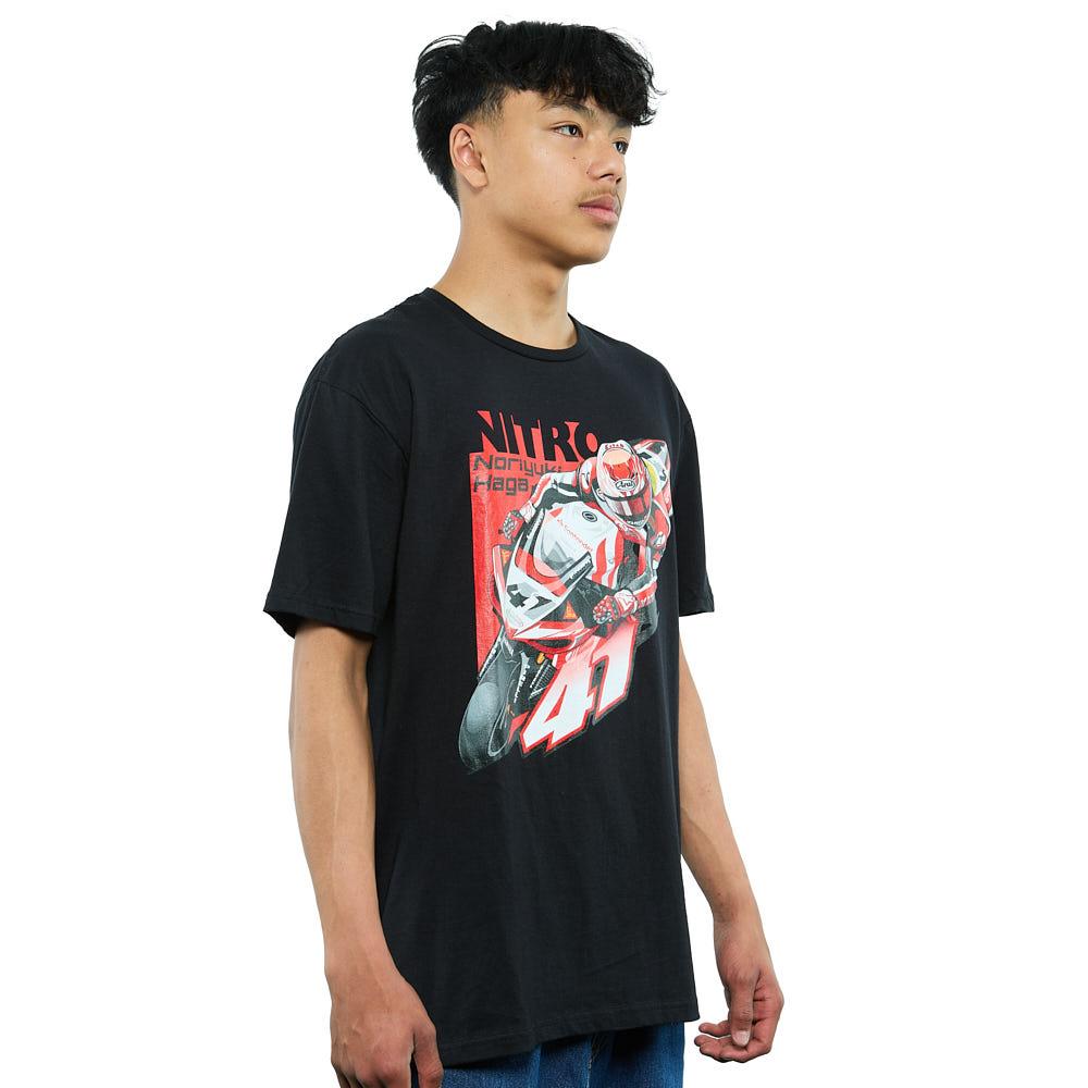 Noriyuki Haga #41 Nitro Racing T-Shirt – Schwarz