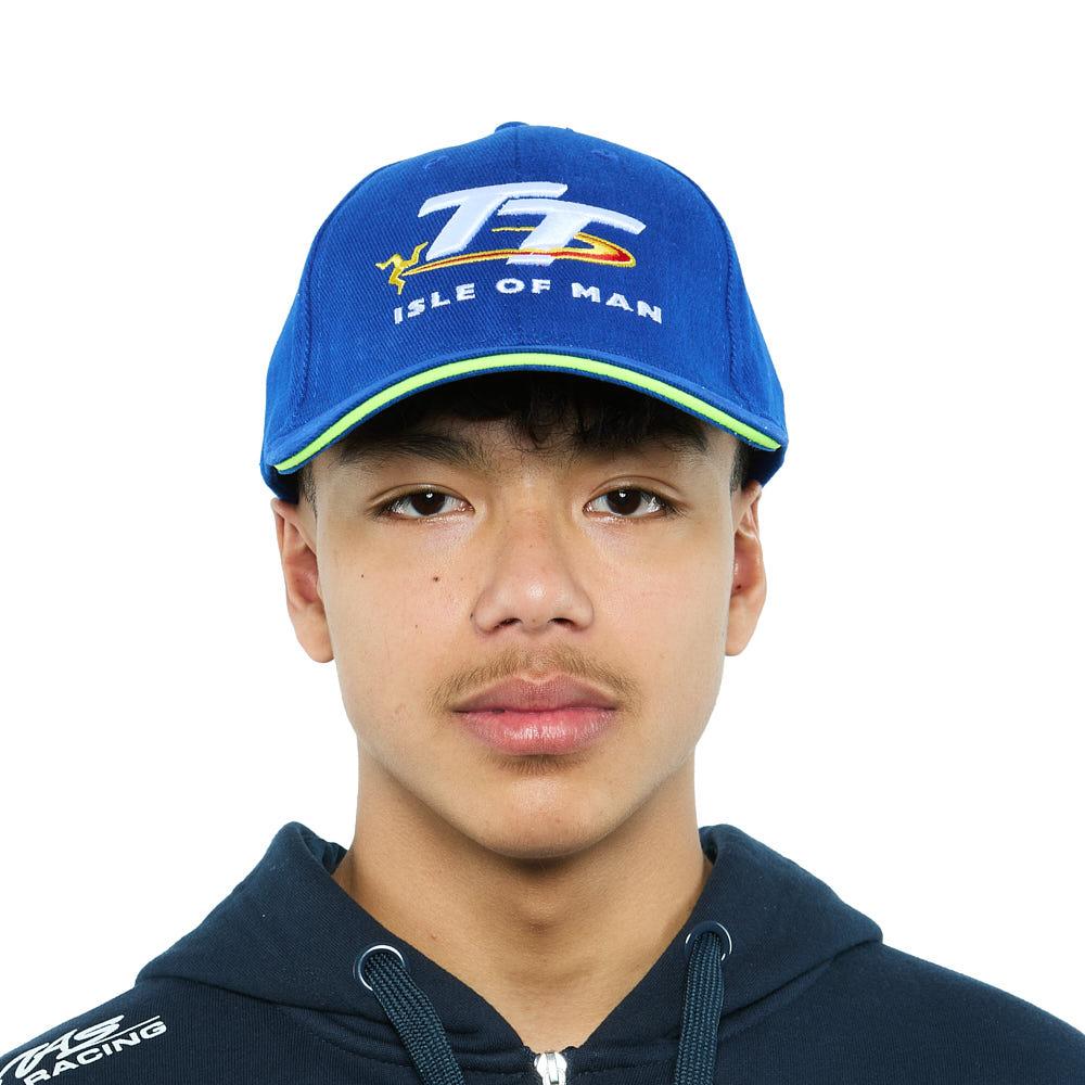 TT Isle of Man Polocap Blau