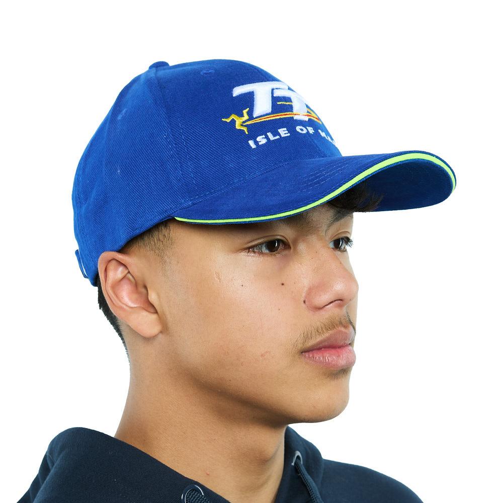 TT Isle of Man Polocap Blau