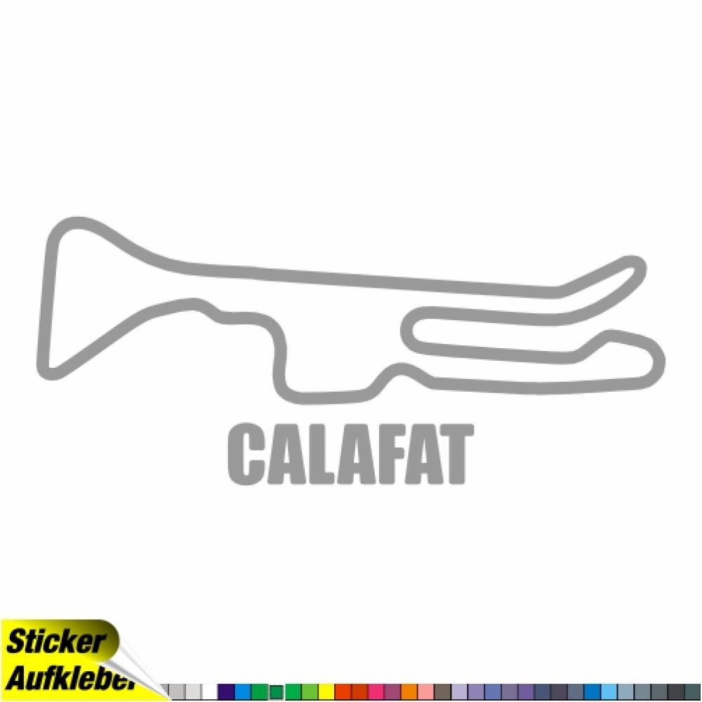 Calafat Rennstrecken Aufkleber Sticker