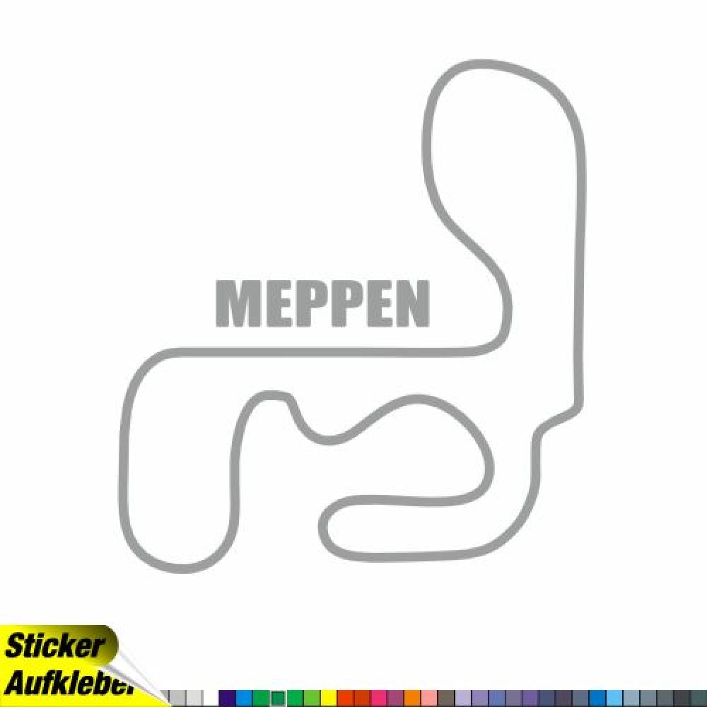 Circuit Meppen Rennstrecken Aufkleber Sticker