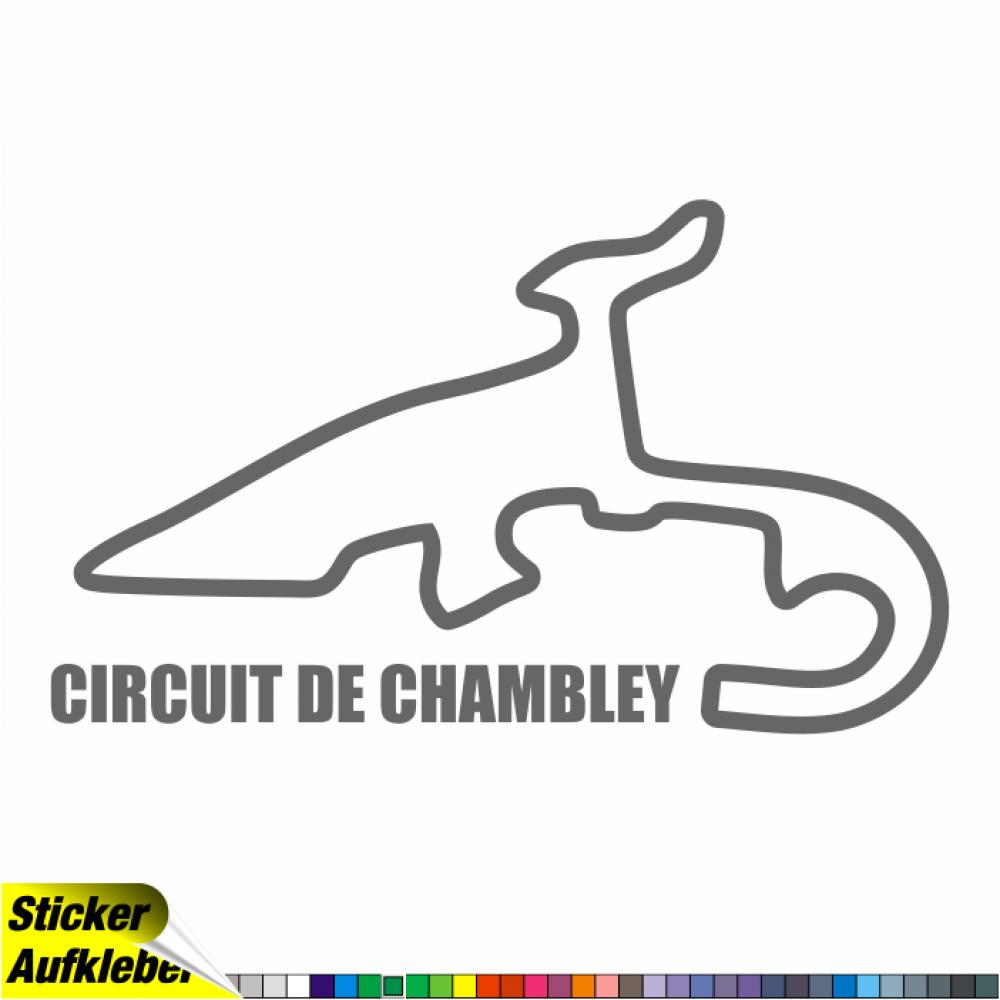 Circuit de Chambley Rennstrecken Aufkleber Sticker