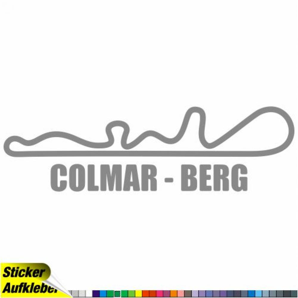 COLMAR-BERG Rennstrecken Aufkleber Sticker