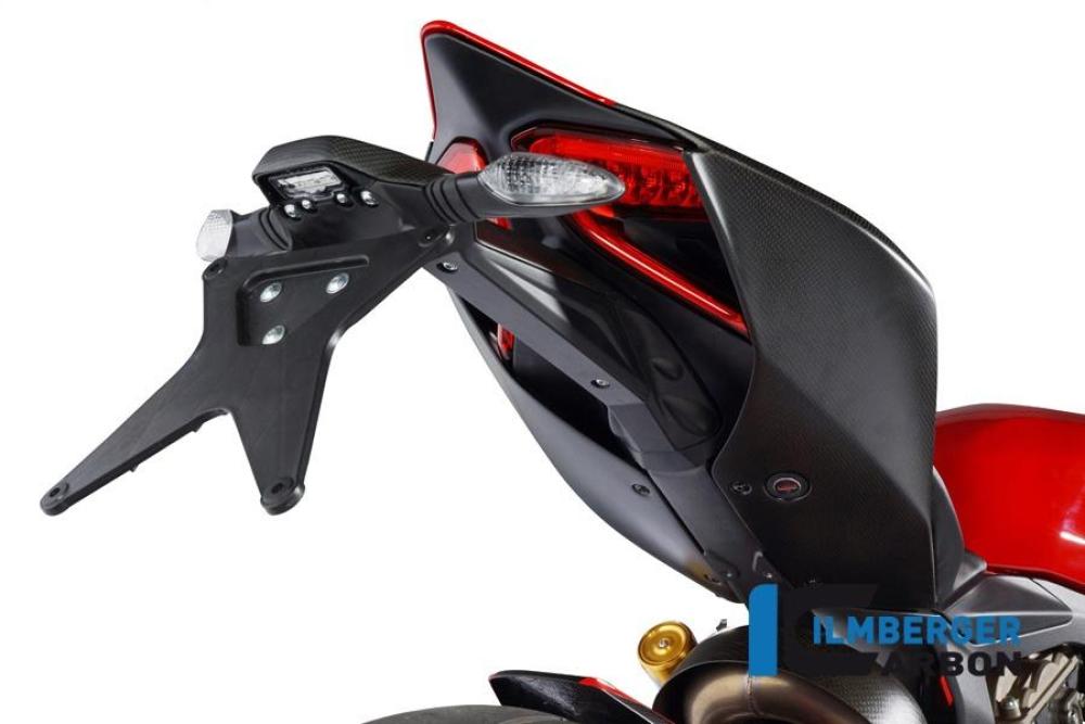 Rear fairing right street carbon
