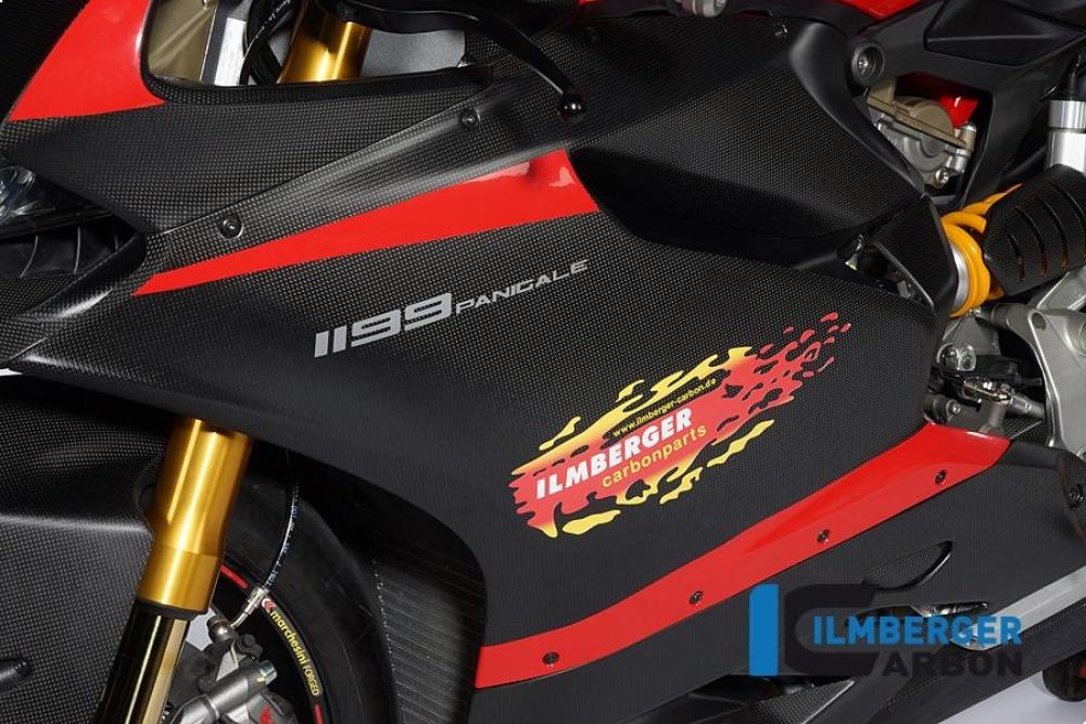 Verkleidungsseitenteil links Straße Carbon