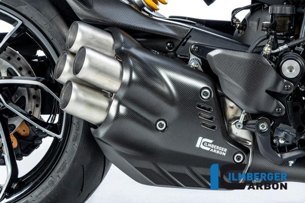 Auspuffhitzeschutz am Endtopf Ducati Diavel V4 ab 2023 matt