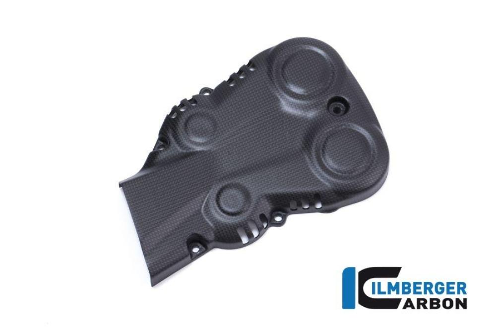 Timing belt cover vertical matte finish carbon